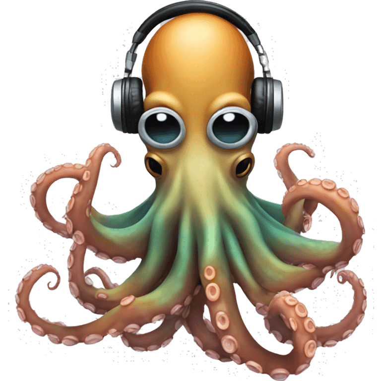 Dj octopus  emoji