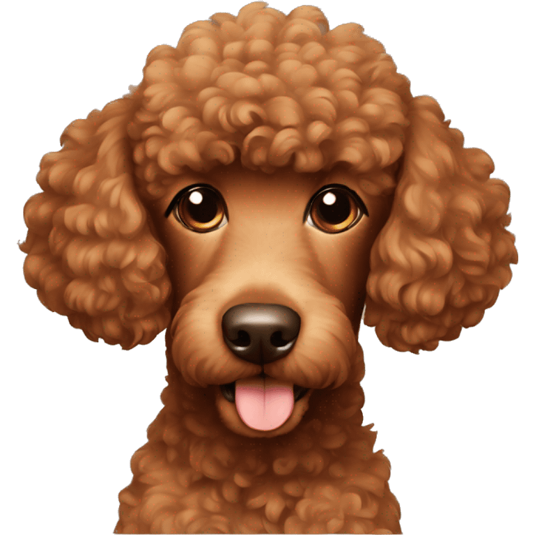  brown poodle emoji