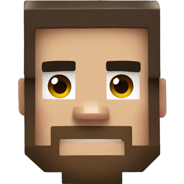 Minecraft steve emoji