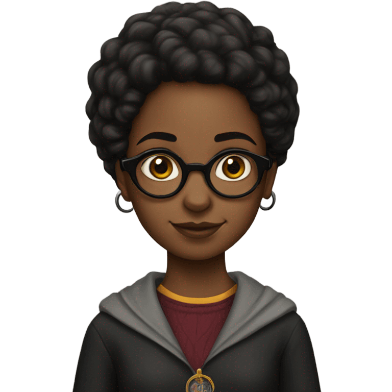 Black girl Harry Potter  emoji