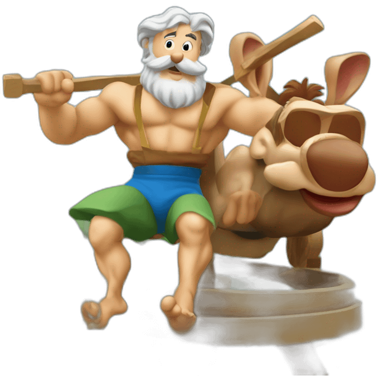 Astérix et obélix sur le manège goodurix  emoji