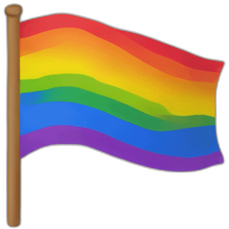 Drapeau lgbtq barrer emoji