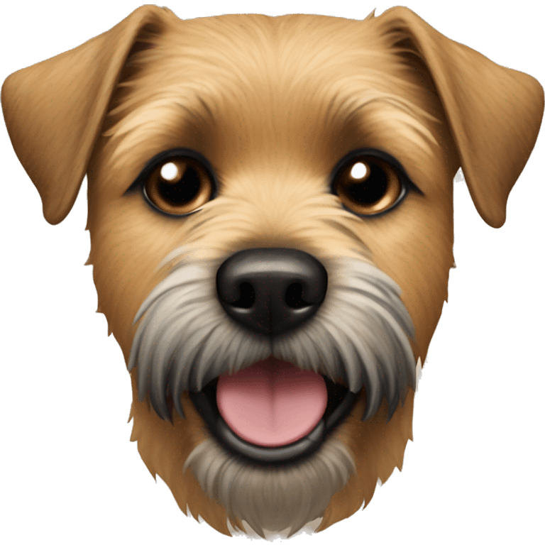 Beige border terrier dog emoji