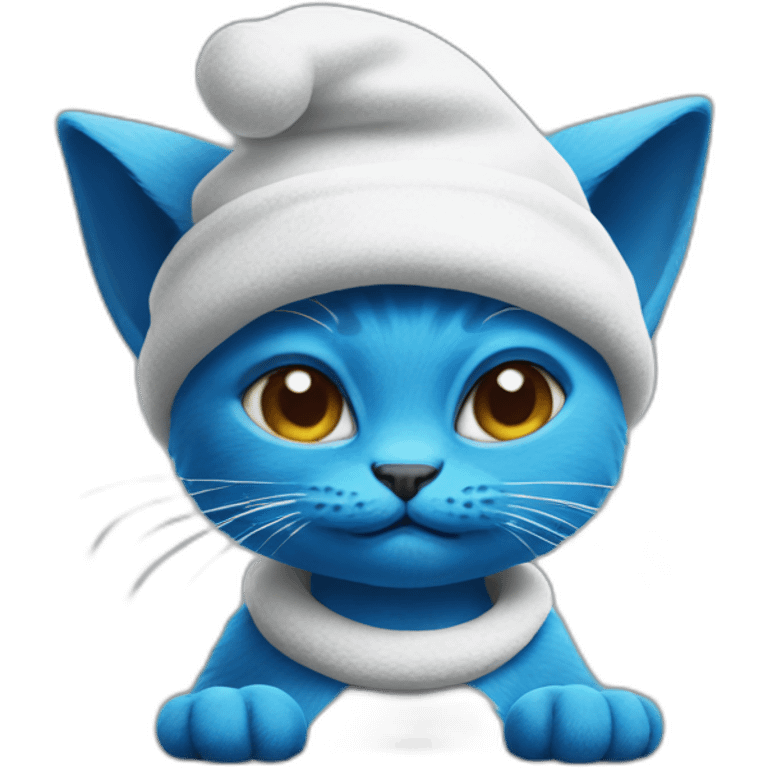 smurf cat meme emoji