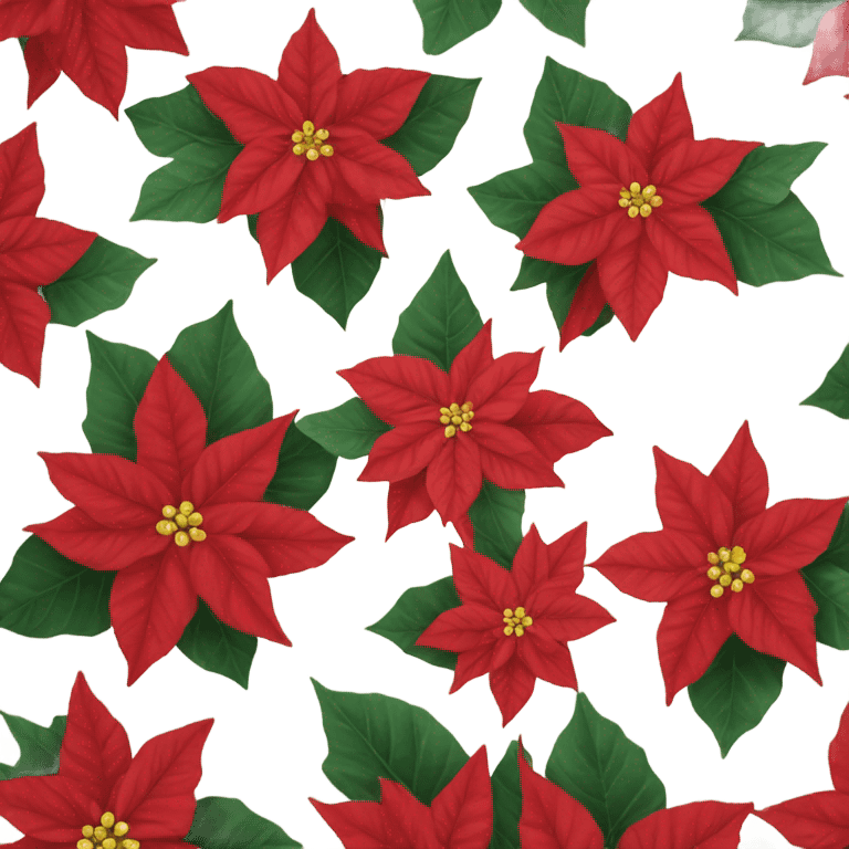 poinsettia emoji