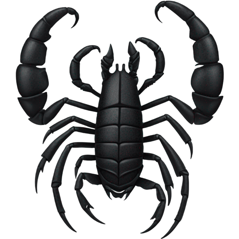 Gothic black scorpion emoji