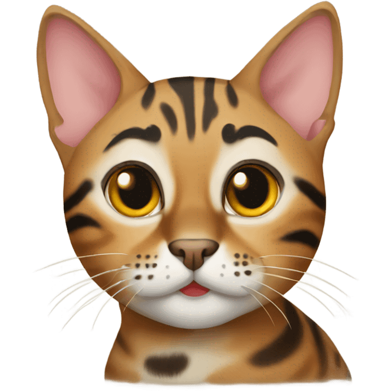 Bengal cat  emoji