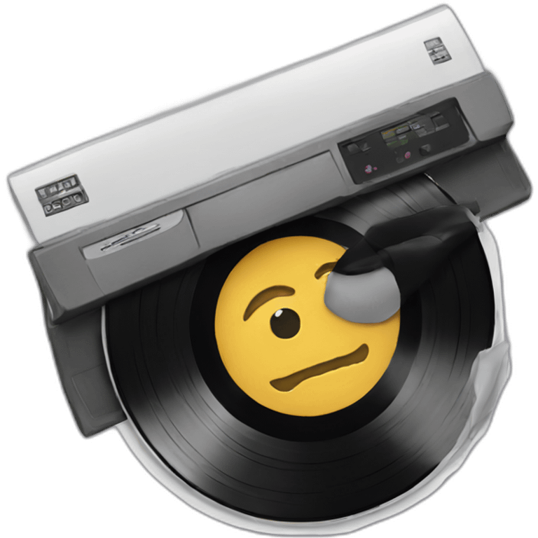 Vinyl emoji