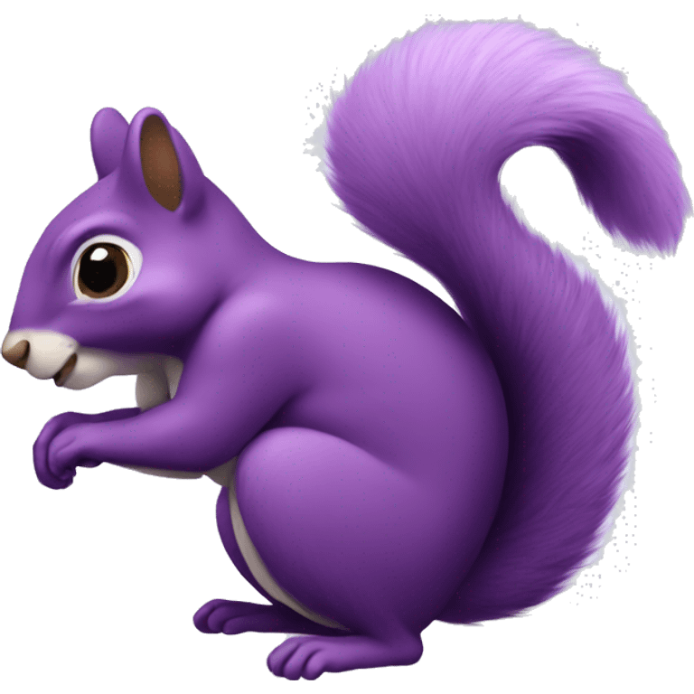 Purple squirrel  emoji