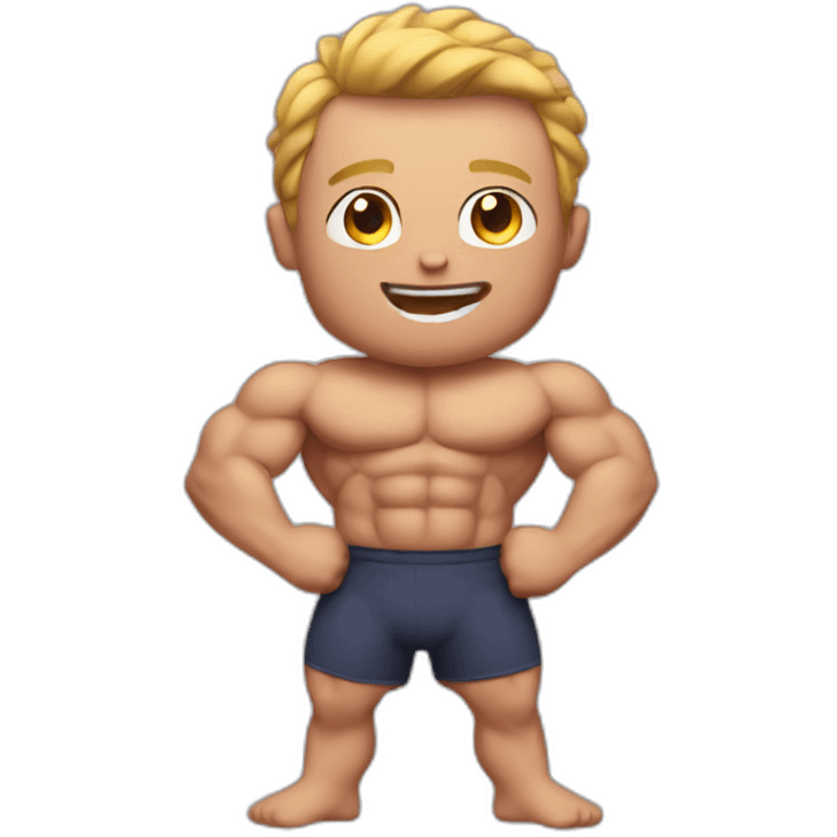 muscle boy emoji