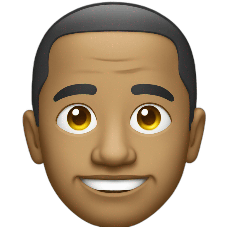 Obama with laser eyes emoji