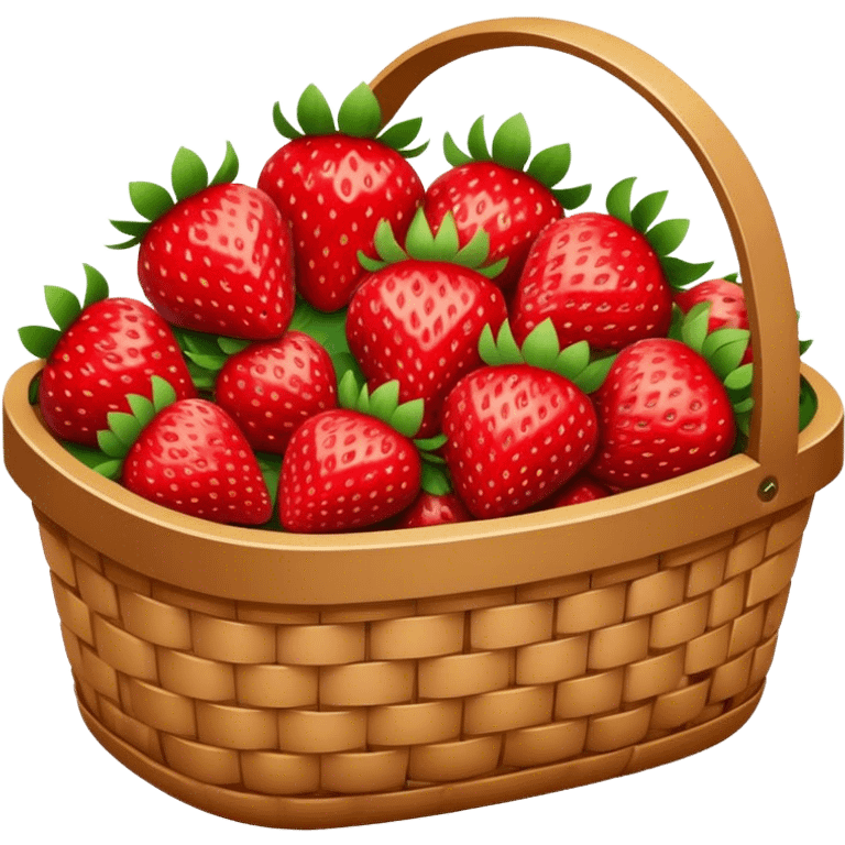 basket of strawberries emoji