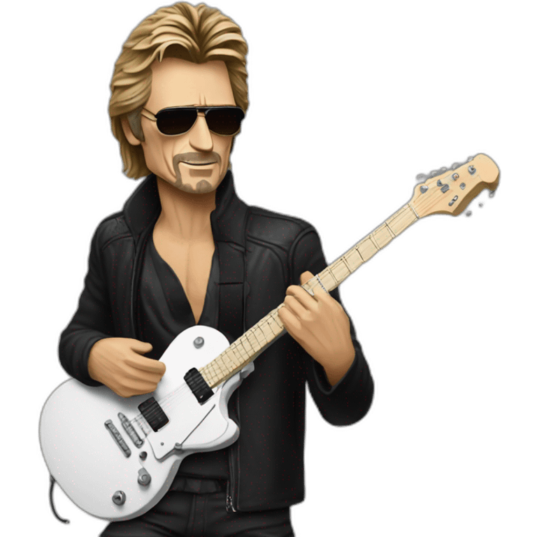 johnny halliday+guitare emoji