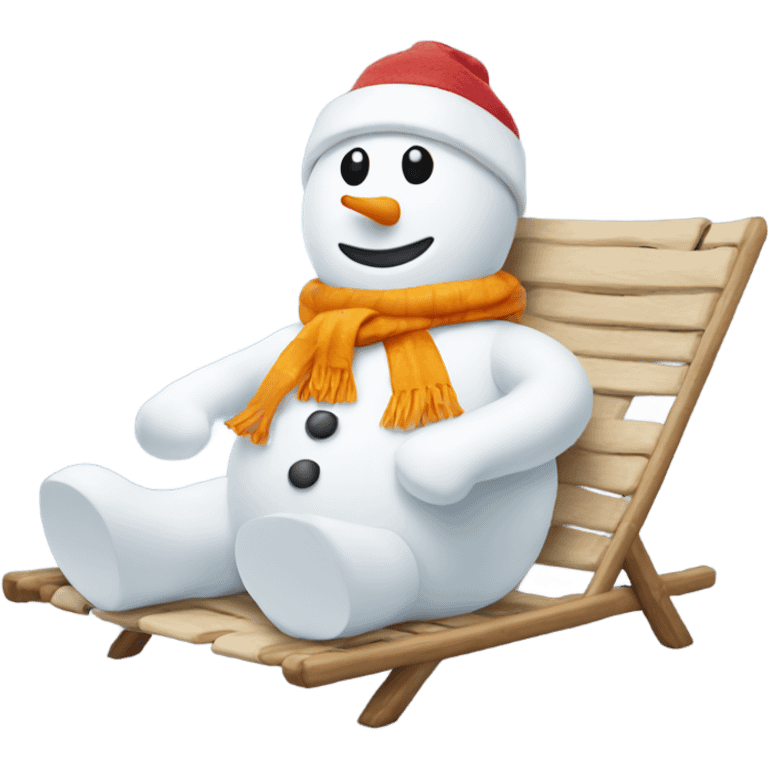 snowman tanning emoji