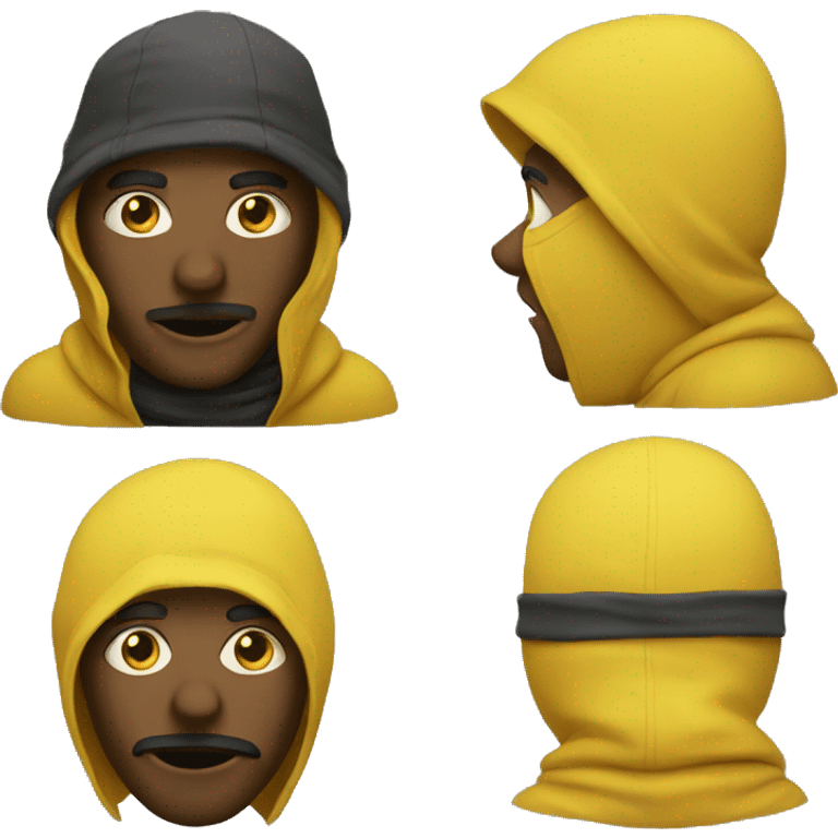 Yellow robber emoji emoji