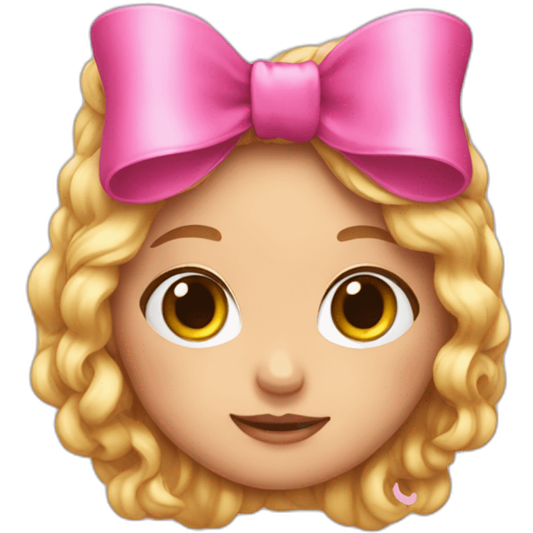 pink bow animated emoji