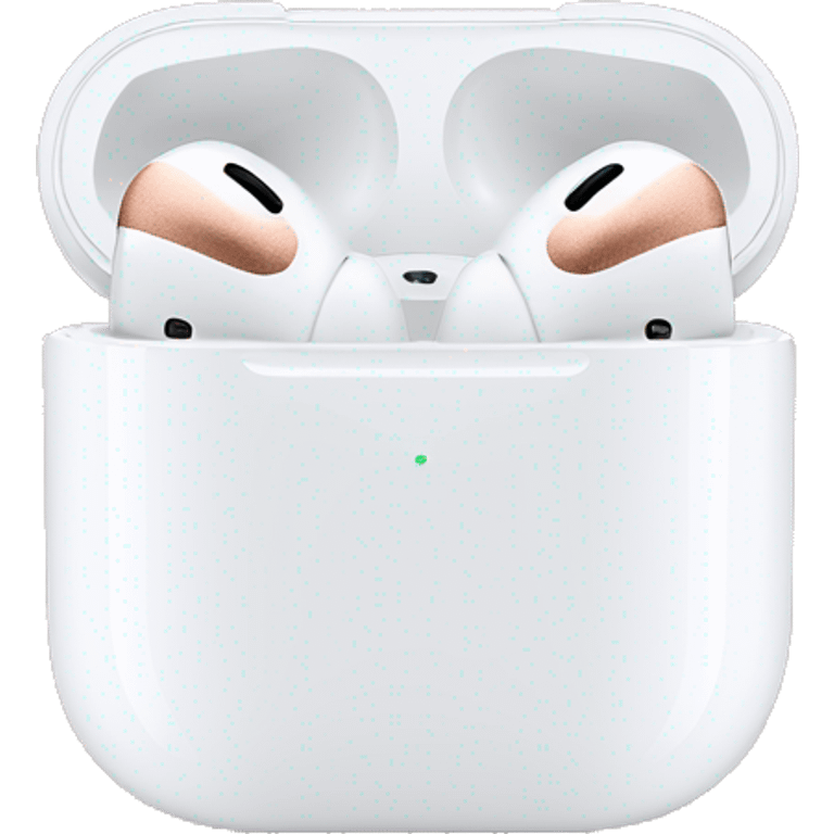 Rose gold AirPods Max emoji