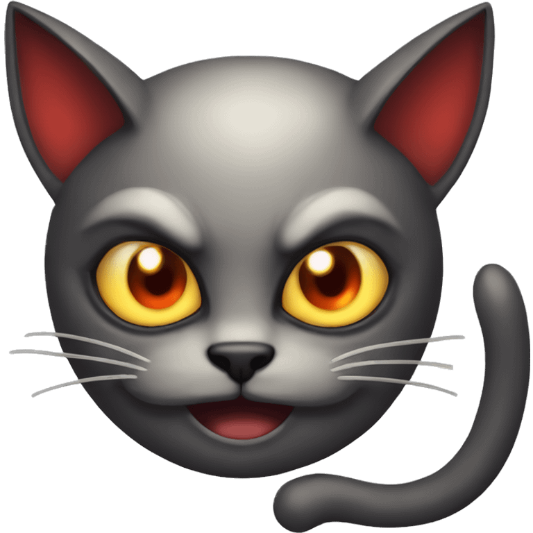 evil devil cat emoji