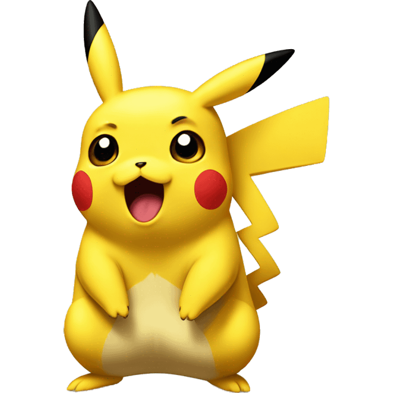 pikachu surprised in disgust emoji