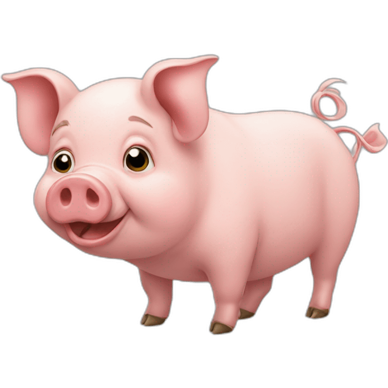 a pig called porky emoji