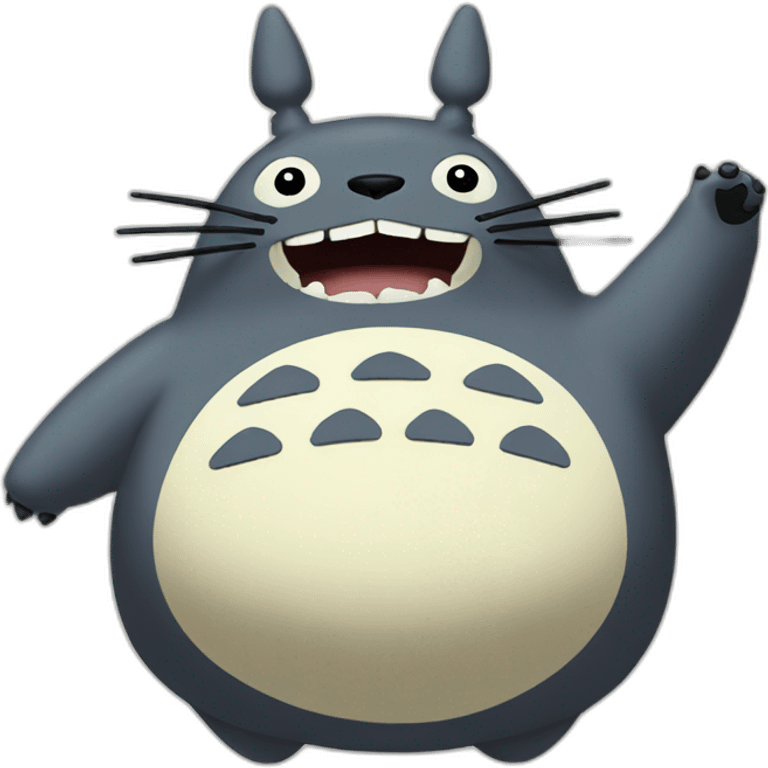 Totoro dance emoji