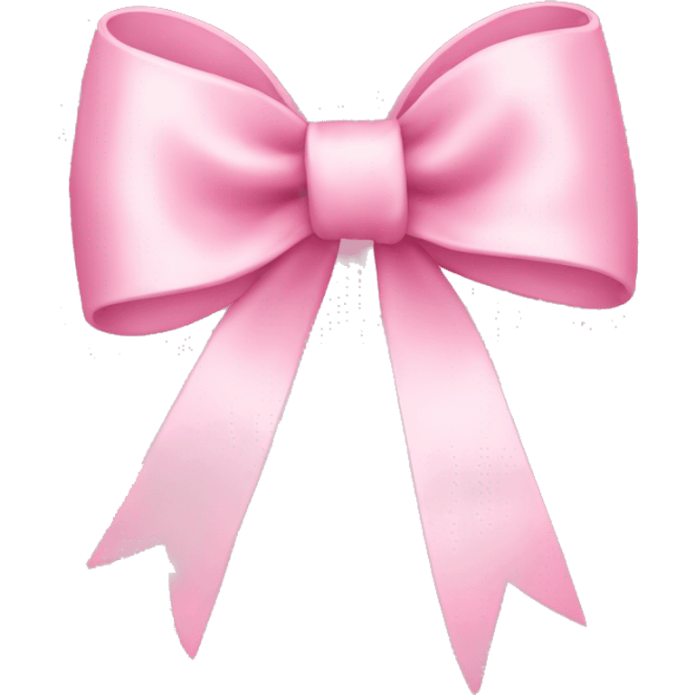 Baby pink bow emoji