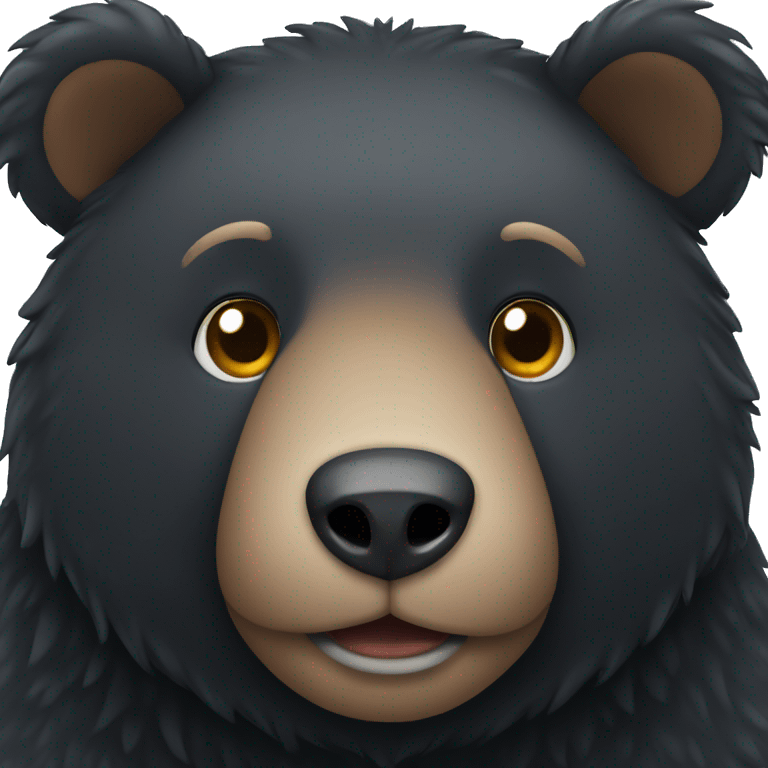 Black bear emoji