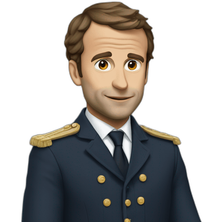 Macron qui fait dodo emoji