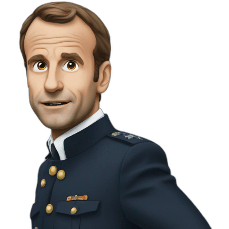 Macron pauvre emoji