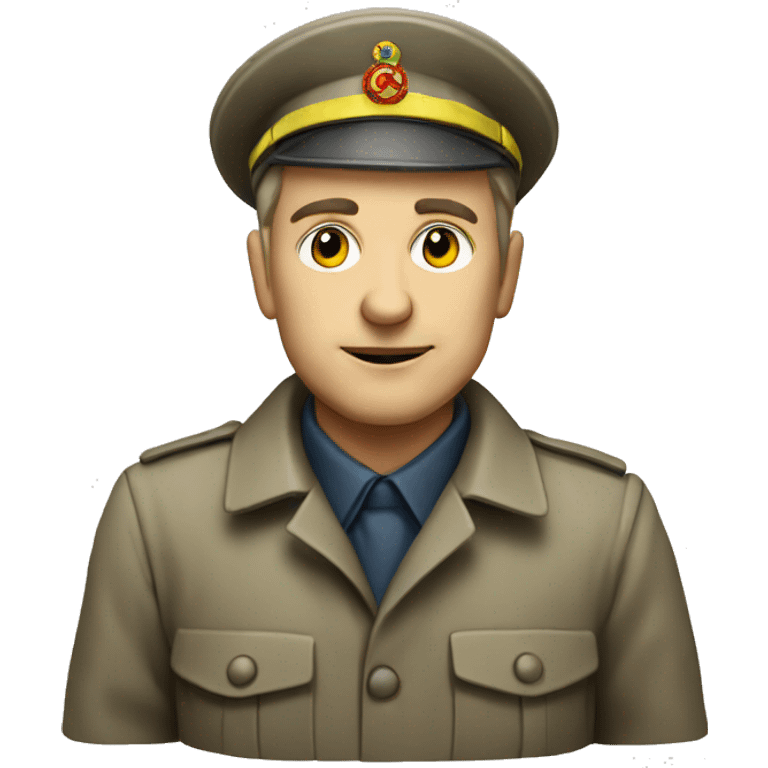 soviet engineer in trench emoji