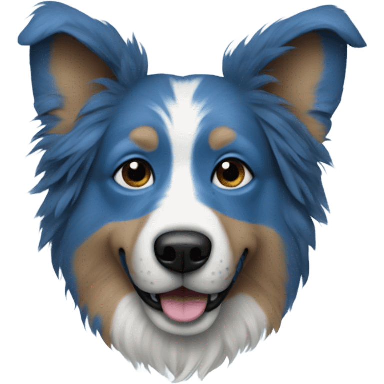 dog blue emoji