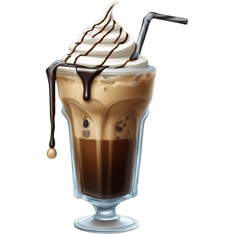 Ice coffee emoji