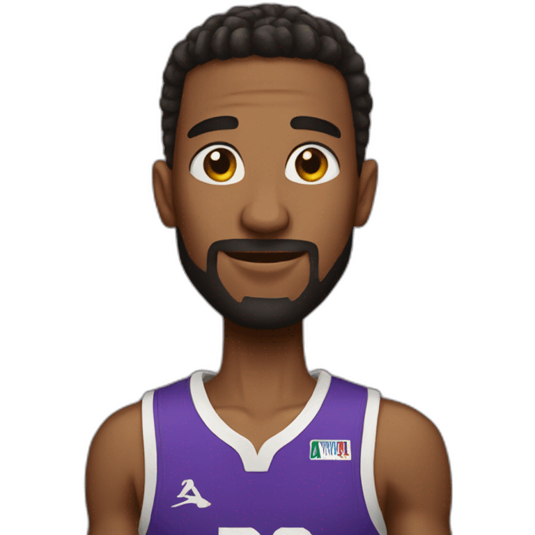 really tall basketball player emoji