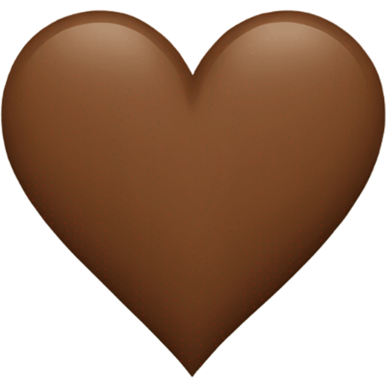 Brown heart  emoji