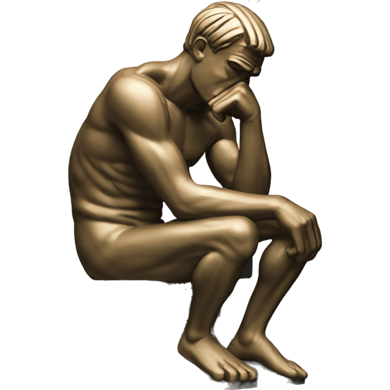 the thinker emoji