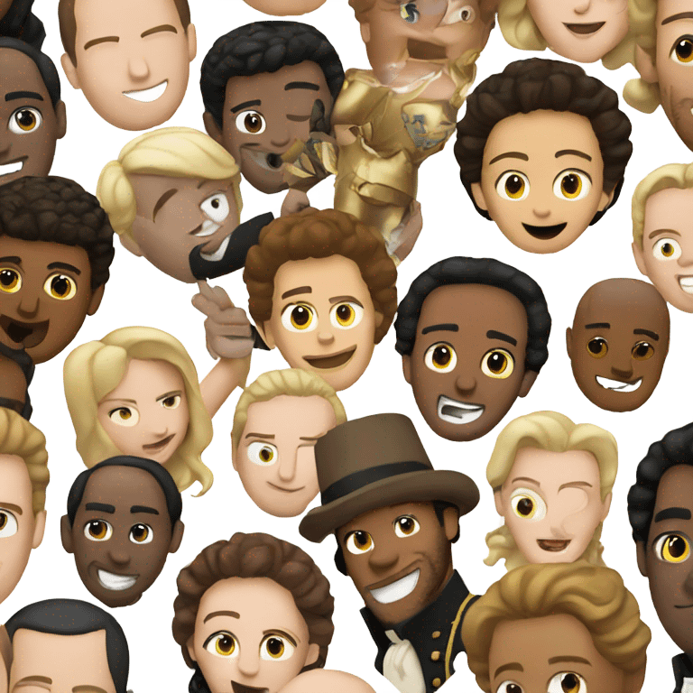 Hamilton musical emoji