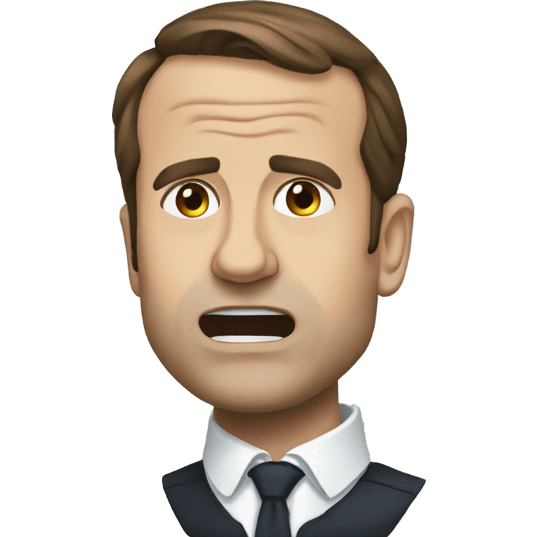 Macron qui pleure  emoji