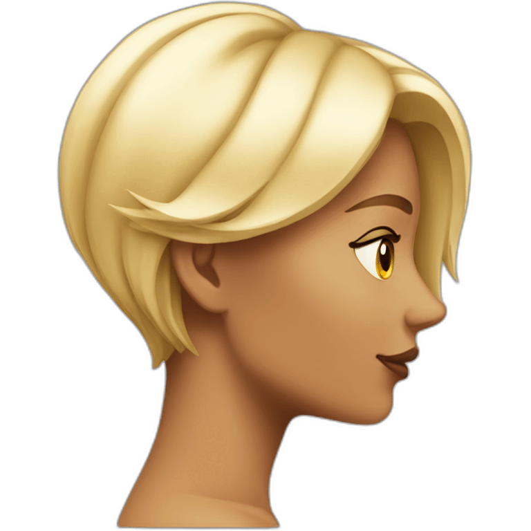 Sexywoman side profile emoji