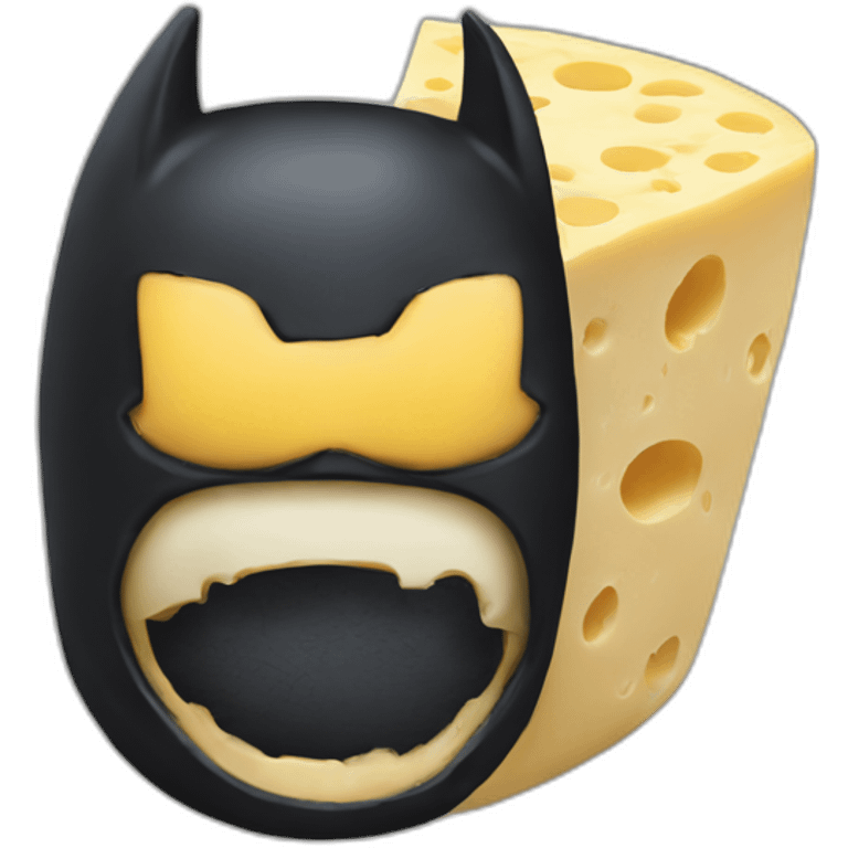 batman made of cheese emoji