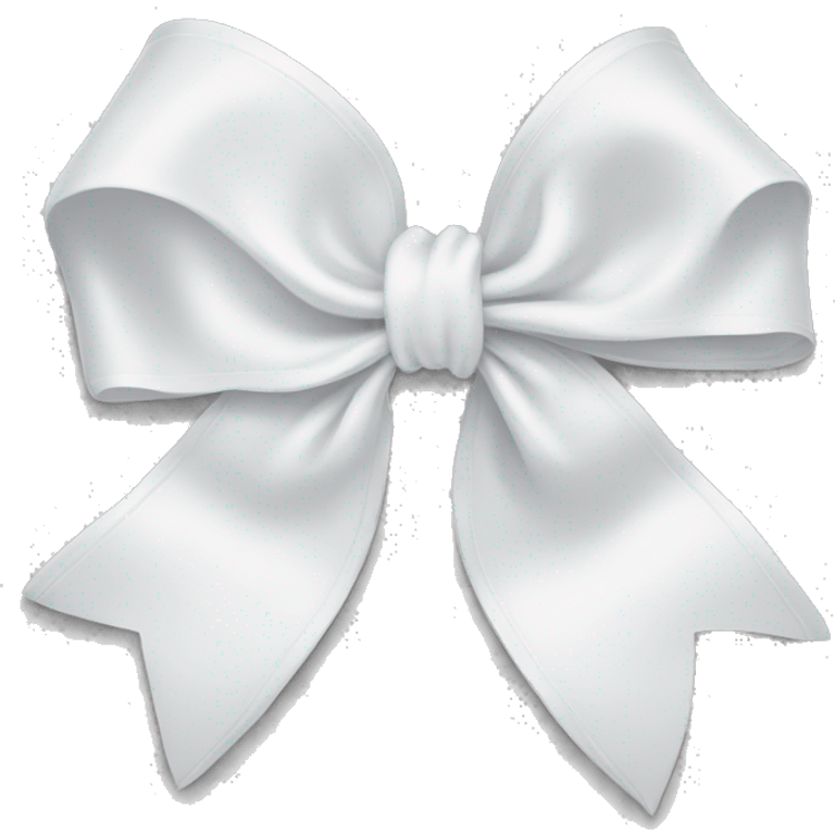 white bow emoji