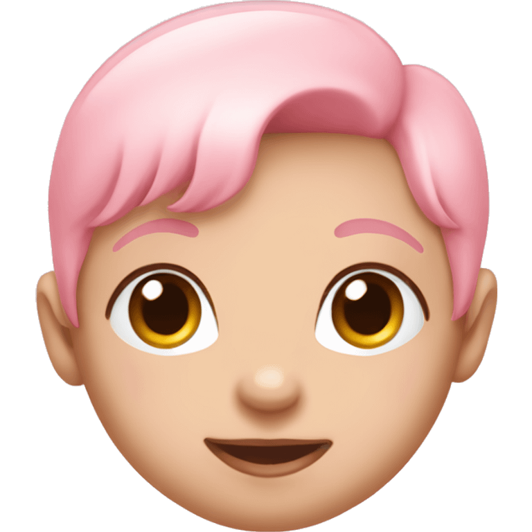 Baby pink hert emoji