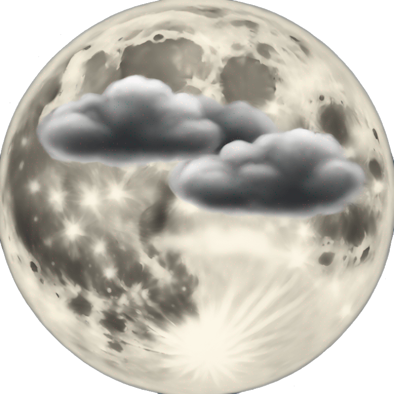 fullmoon with cloud emoji