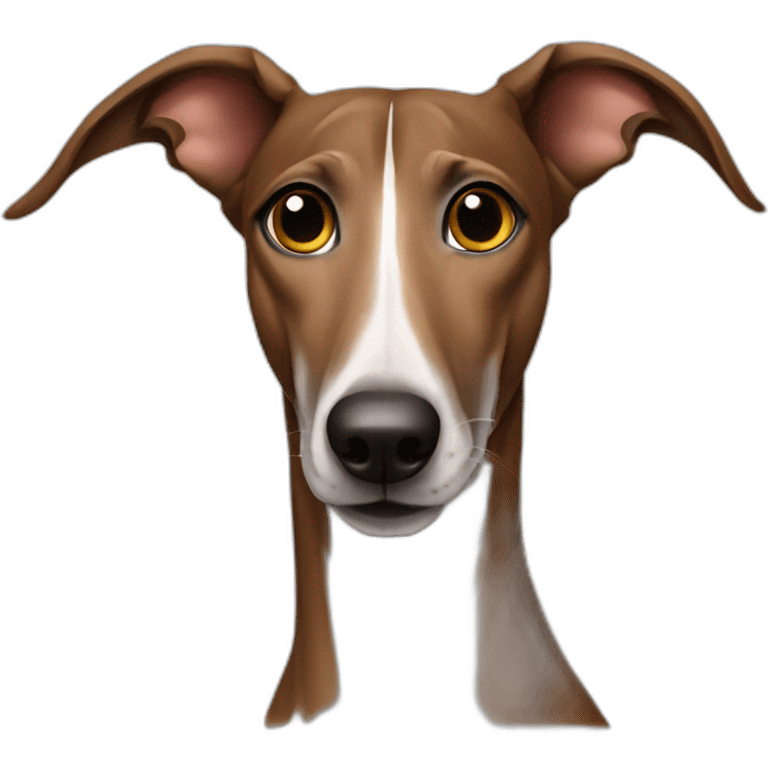 galgo espanol, brown emoji