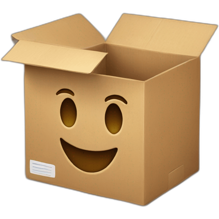 box with smile emoji