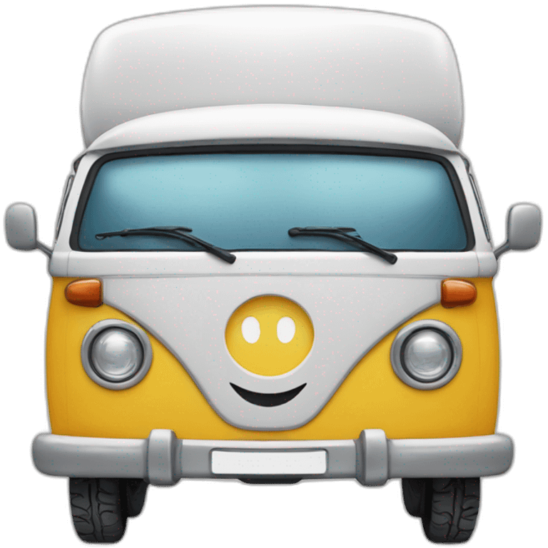 Camper van  chausson smile emoji