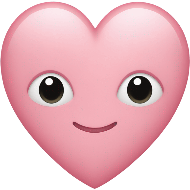 light pink heart emoji