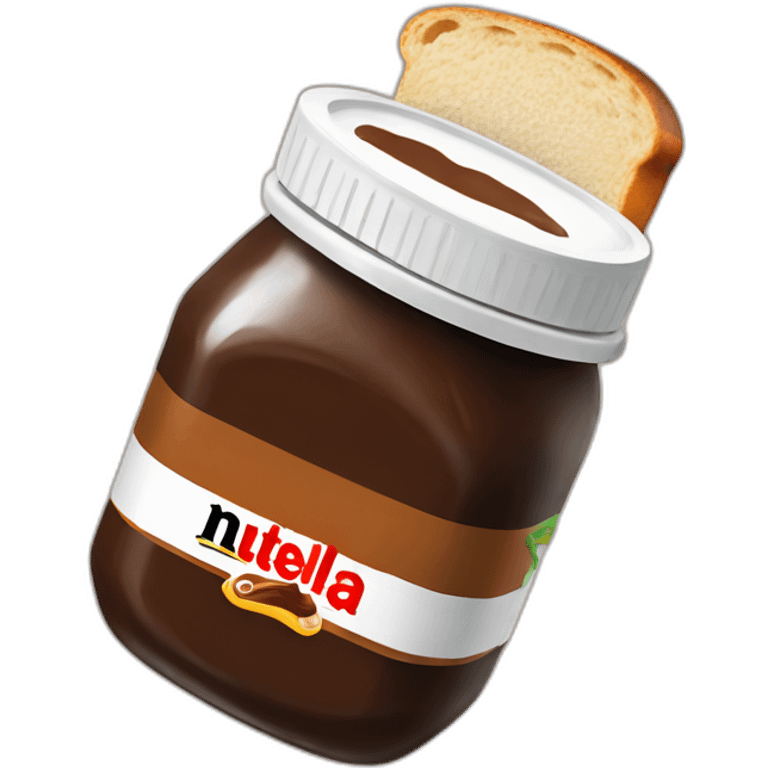 Nutella with bread ￼ emoji