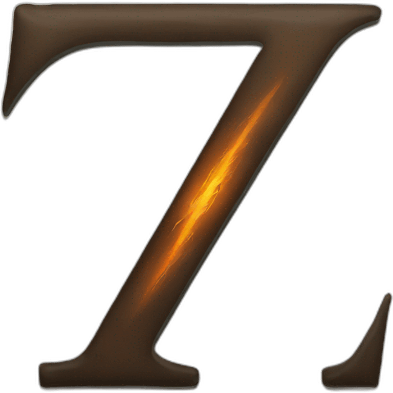 Letter Z with apocalypse theme emoji