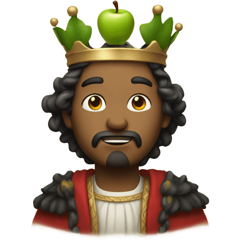 Apple king emoji