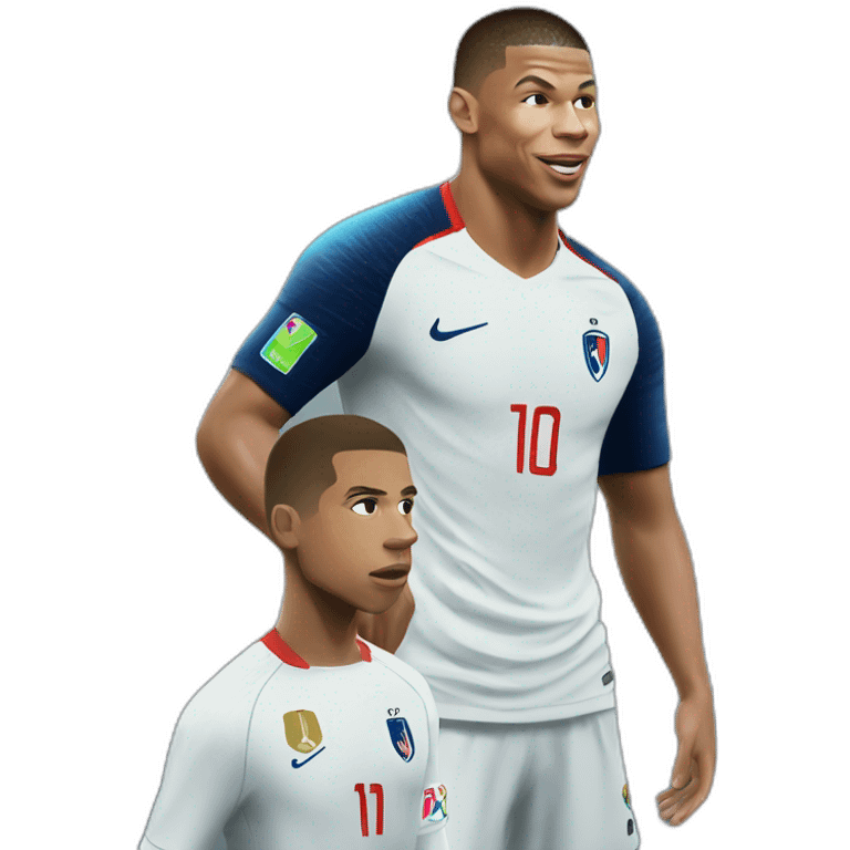 Mbappe sur ronaldo emoji